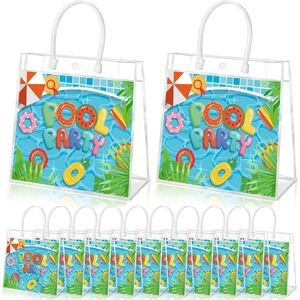 One Pc Random Design Summer Beach Sun Gift Bags Pool Party Goodie PVC Beauty Sun